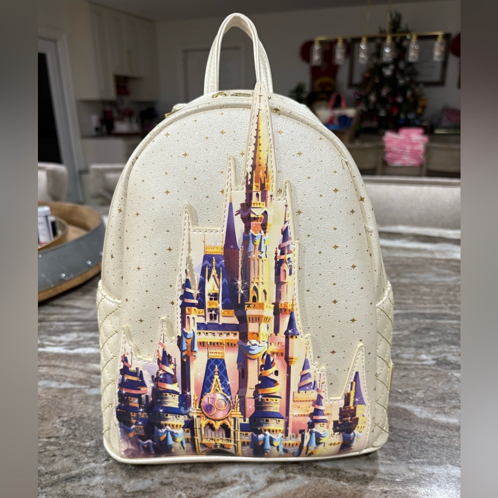 Disney Parks Walt Disney World 50th Anniversary Cinderella Castle Loungefy